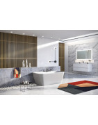 Akmens masės vonia Balteco Como, 170x75x63 cm, poliruota