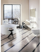 Vonia Laufen Val 130x130 cm, apvali, laisvai statoma