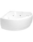 Vonia Balteco Metro 155x155 cm, su apdaila E17, masažinė