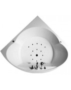 Vonia Balteco Metro 155x155 cm, su apdaila E17, masažinė