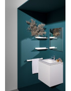 Spintelės ir praustuvo komplektas Laufen Pro S 600, baltas