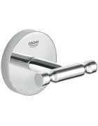 Kabliukas Grohe BauCosmopolitan, 54x55 mm, dvigubas