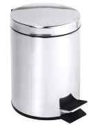 Šiukšliadėžė Bemeta Hotel, 12 l, nerūdijančio plieno