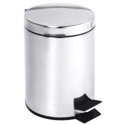 Šiukšliadėžė Bemeta Hotel, 12 l, nerūdijančio plieno