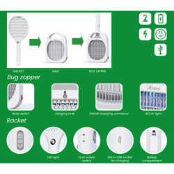 Vabzdžių gaudyklė-raketė su elektros iškrova Ardes EXCALIBUR