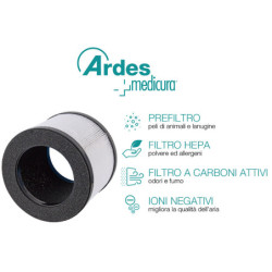 Oro valytuvas-jonizatorius Ardes NEAT, CADR 140 m3/val.