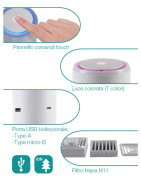 Oro valytuvas-jonizatorius Ardes HANDY, CADR 15 m3/val.