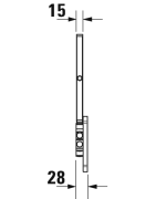 Kosmetinis veidrodis Duravit D-Code, Ø310 mm