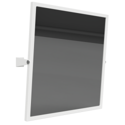 Vartomas veidrodis Bemeta, neįgaliesiems, baltas rėmas