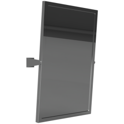 Sukiojamas veidrodis Bemeta, neįgaliesiems, chromuotas rėmas