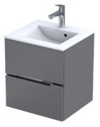 Praustuvo spintelė Oristo Silver, 50x55x44 cm, pilka