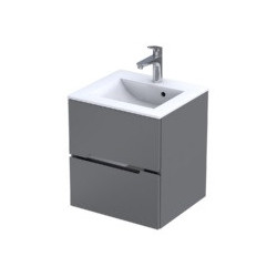 Praustuvo spintelė Oristo Silver, 50x55x44 cm, pilka