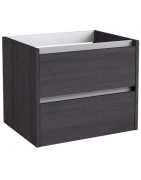 Praustuvo spintelė Kamė City 60, juodo ąžuolo spalvos