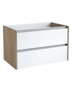 Praustuvo spintelė Kamė City 80, blizgios baltos spalvos