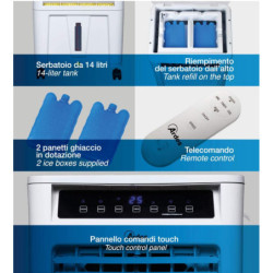Oro vėsintuvas Ardes Eolo Max, su nuotoliniu valdymu