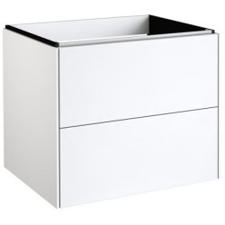 Praustuvo spintelė Kamė D-Line 60, matinės baltos spalvos