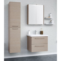 Praustuvo spintelė Kamė Natura 60, šviesaus ąžuolo spalvos