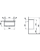 Spintelė praustuvui Laufen Base, balta