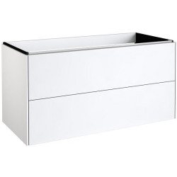 Praustuvo spintelė Kamė D-Line 100, matinės baltos spalvos