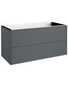 Praustuvo spintelė Kamė D-Line 100, pilkos matinės spalvos