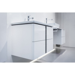 Praustuvo spintelė Ravak SD Balance 600, balta/grafitas