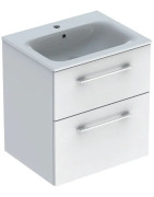 Spintelė Geberit Selnova Square, su praustuvu, 60 cm, balta