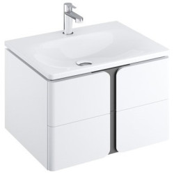 Praustuvo spintelė Ravak SD Balance 800, balta/grafitas