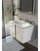 Praustuvo spintelė Ravak SD Balance 800, balta/grafitas