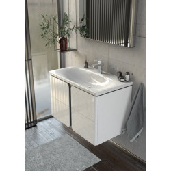 Praustuvo spintelė Ravak SD Balance 800, balta/grafitas
