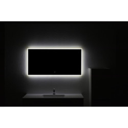Veidrodis Balteco ST100, su LED apšvietimu, 1000x600x5 mm