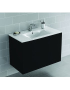 Spintelė praustuvui Ido Elegant, 90 cm, juoda