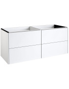 Spintelė praustuvui Kamė D-Line 120, matinės baltos spalvos