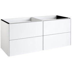 Spintelė praustuvui Kamė D-Line 120, matinės baltos spalvos