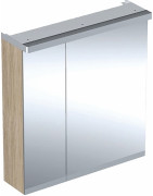 Spintelė Ido Glow Mirror, su apšvietimu, ąžuolo spalvos