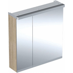 Spintelė Ido Glow Mirror, su apšvietimu, ąžuolo spalvos