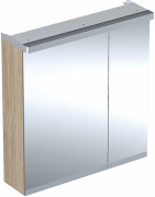 Spintelė Ido Glow Mirror, su apšvietimu, ąžuolo spalvos