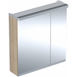 Spintelė Ido Glow Mirror, su apšvietimu, ąžuolo spalvos