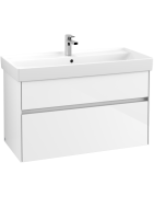 Spintelė praustuvui Villeroy&Boch Collaro, blizgi balta, 95 cm