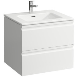 Spintelė su praustuvu Laufen Pro S, blizgi balta, su 2 stalčiais