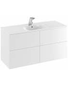 Spintelė praustuvui Ido Elegant, 120 cm, balta