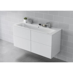 Spintelė praustuvui Ido Elegant, 120 cm, balta