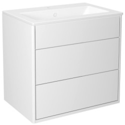 Spintelė Gustavsberg Graphic, su praustuvu, baltos spalvos