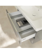 Praustuvo spintelė Villeroy&Boch Subway 2.0, blizgi pilka