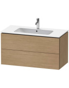 Spintelė praustuvui Duravit L-Cube, ąžuolas, 102 cm