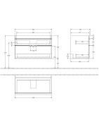 Spintelė praustuvui Villeroy&Boch Venticello, baltas stiklas