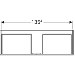 Spintelė praustuvui Geberit Xeno2, pilko ąžuolo spalvos