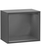 Lentyna Villeroy&Boch Finion, juodos spalvos, su apšvietimu