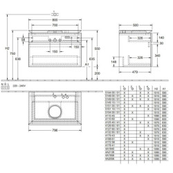 Spintelė Villeroy&Boch Legato, blizgi balta