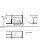 Spintelė praustuvui Villeroy&Boch Finion, šviesi pilka