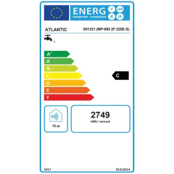 Elektrinis vandens šildytuvas Atlantic VERTIGO ESSENTIAL 100